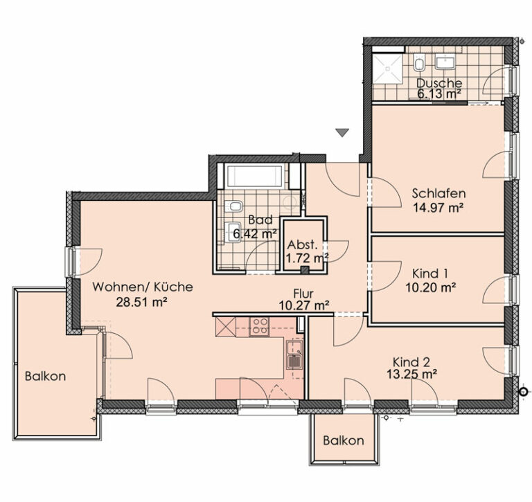 Beispiel 4-Zimmer Wohnung